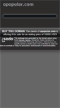 Mobile Screenshot of opopular.com